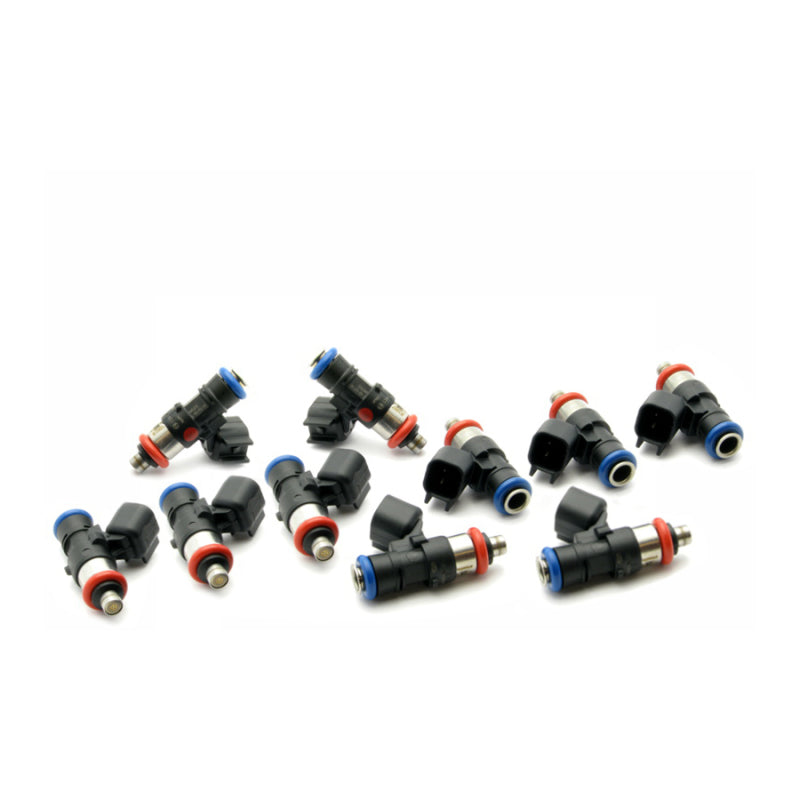 DeatschWerks 90lb fuel injector set for Dodge Viper 03-06 and 92-02, top feed, 10 injectors for 10-cylinder engine.