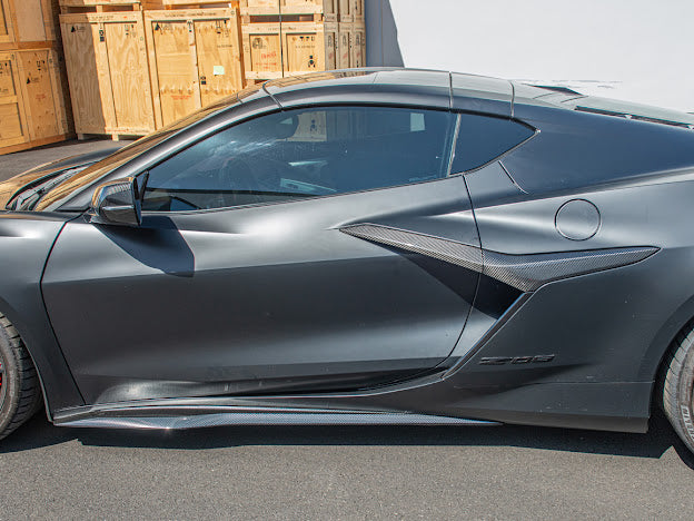 2020+ CORVETTE C8 Z06 / E-RAY |  CARBON FIBER DOOR HANDLE PAIR