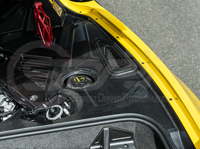 2025-Up Corvette C8 ZR1 | CARBON FIBER Engine Bay Trim Panel Cover Pair