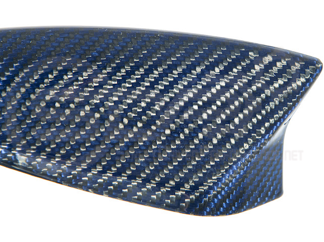 2014-Up Cadillac ATS CTS CT4 CT5 Blue Carbon Fiber Shark Fin Antenna Cover