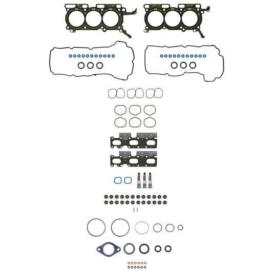 Fel-Pro Mazda CX-9 HS 26543 PT-1 PermaTorque engine cylinder head gasket set, showing the gasket components and packaging.