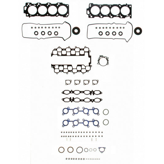 Fel-Pro Toyota Tundra PermaTorque engine cylinder head gasket set with multiple gaskets and sealing components.