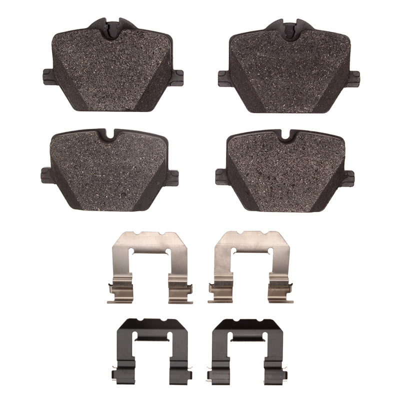 BMW M240i coupe and convertible R1 Concepts OE ceramic brake pads and hardware kit installed on rear wheels.
