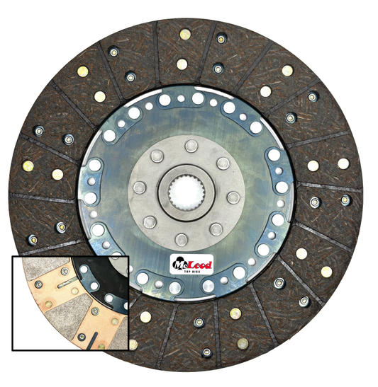 McLeod Racing RST HD Twin clutch kit with steel flywheel for 2005-2017 Ford Mustang 4.6/5.0L V8, 8-bolt, 1-1/8 x 26, 164T.