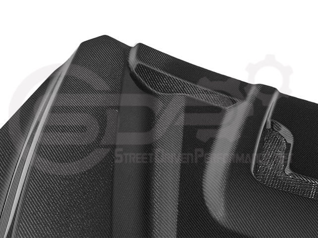 2022-UP TOYOTA TUNDRA | SDP CARBON FIBER FRONT VENTED HOOD WITH SIDE VENTS