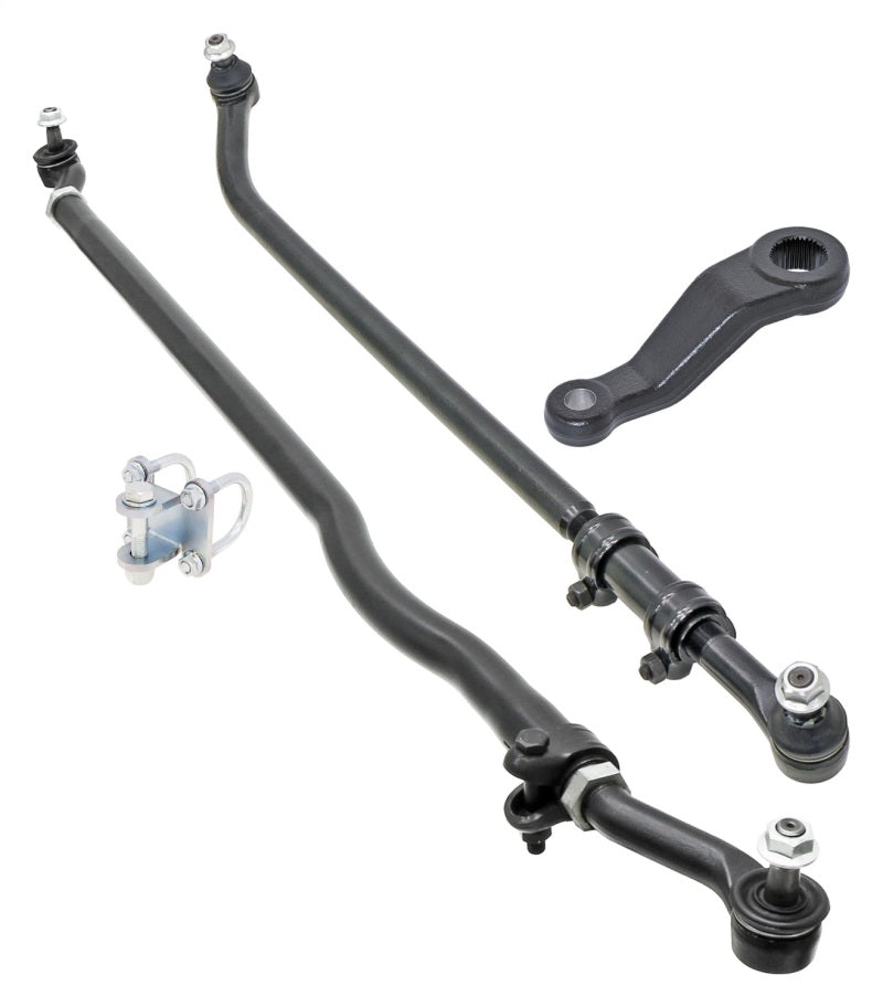 RockJock JK axle steering knuckles and spindles for TJ, LJ, XJ, MJ, ZJ Currectlync steering system in a vehicle.
