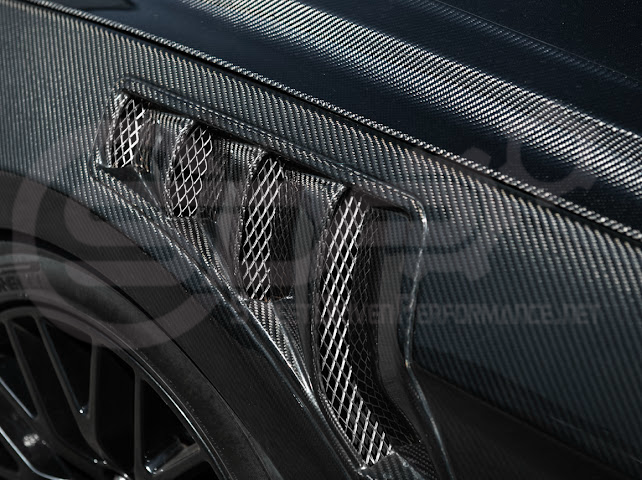 2018-2023 Ford Mustang S550 | GT500 Style Carbon Fiber Front Side Vented Fenders PAIR