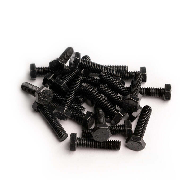 Black Method Beadlock Hardware Kit with 24 3/8-16x1.25 inch wheel accessory bolts for Method Wheels.