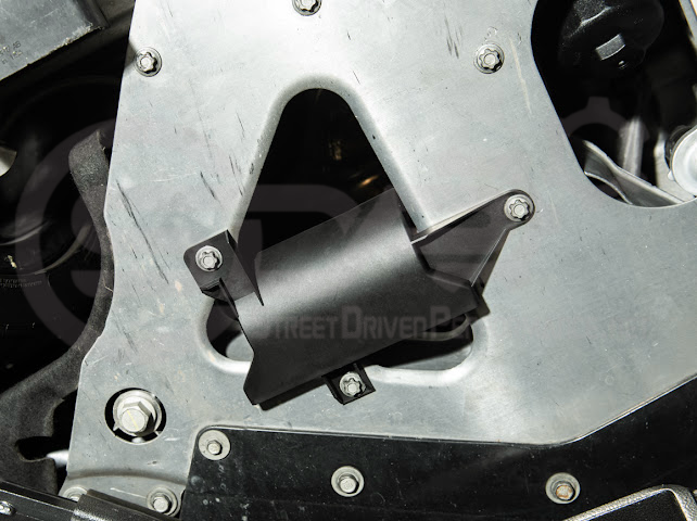 Pair of Street Driven Performance underbody air deflector cooling duct scoops for 2020-up Chevrolet Corvette C8 exterior trim.