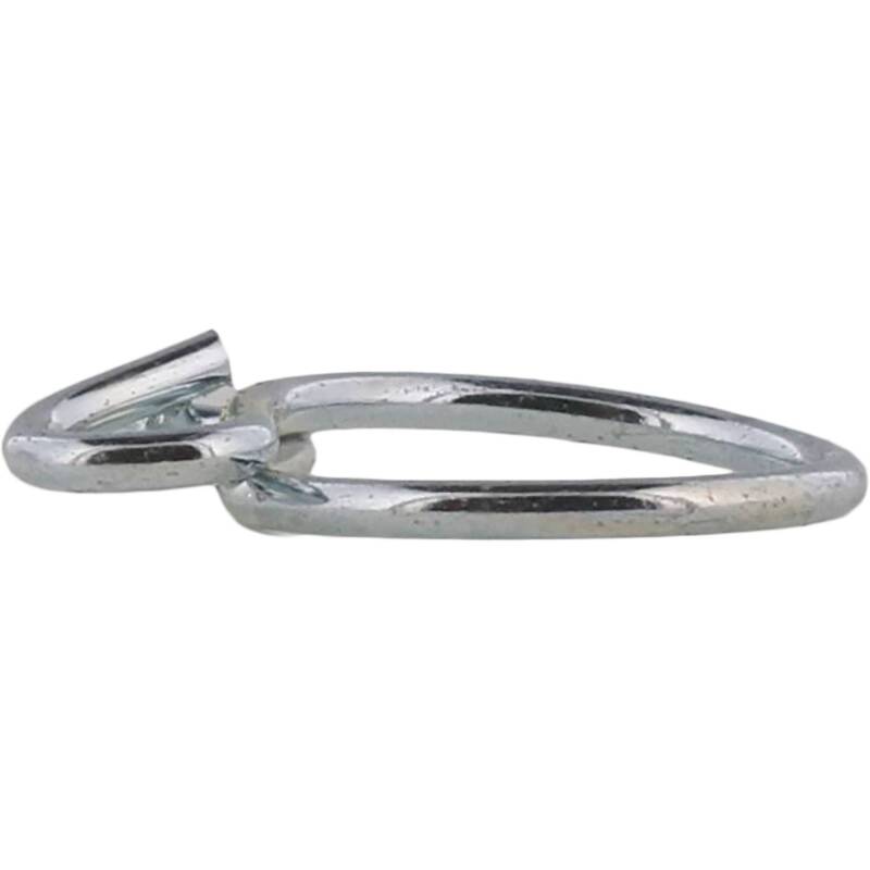 All Balls Racing hose clamps, 4-pack, 7.6mm diameter, durable metal locking clamps for hoses and automotive applications.