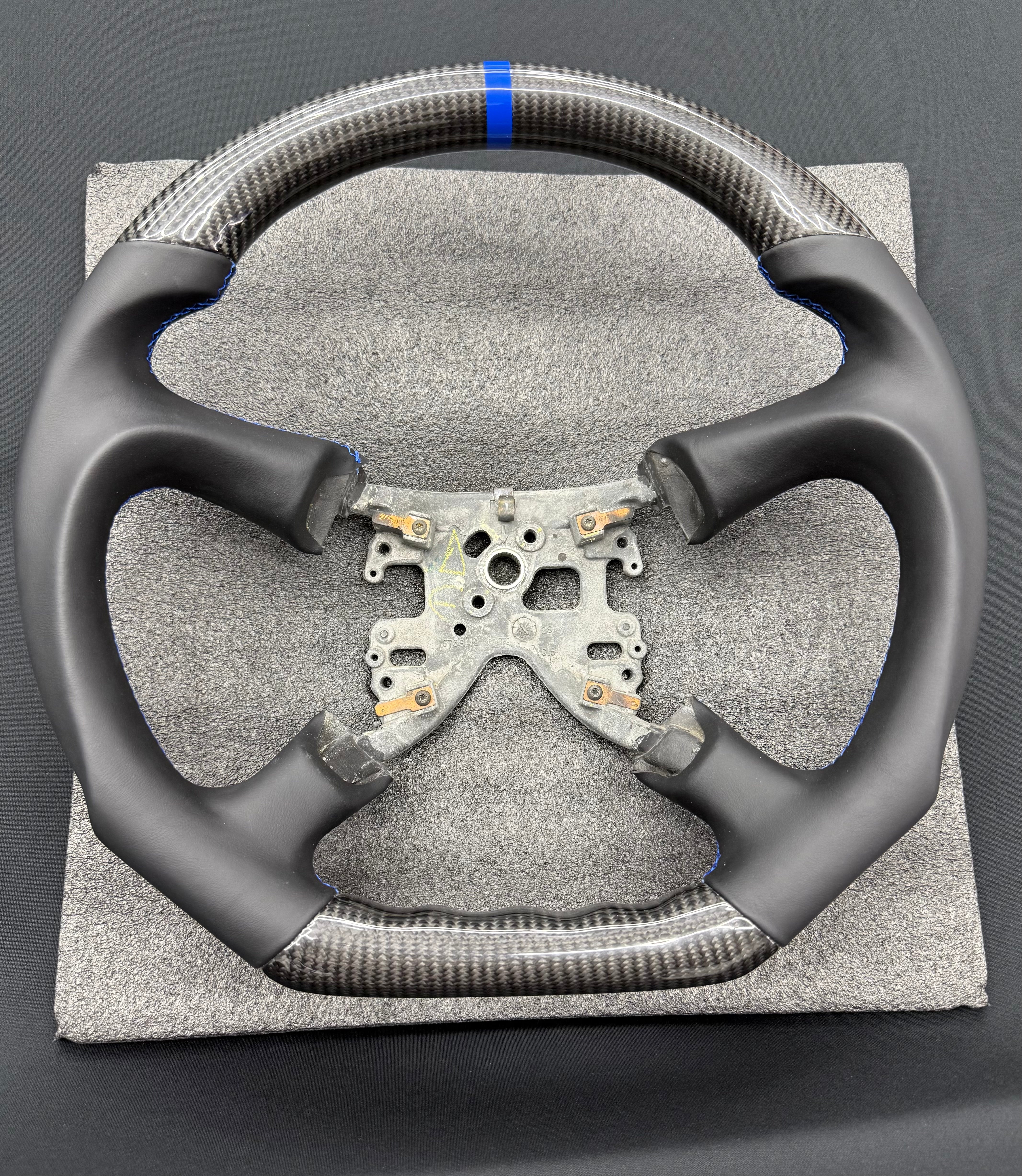 RCSB, NBS Truck, GMC Sierra /Yukon, Chevrolet Silverado, Cadillac Escalade - Carbon Fiber or Leather Steering Wheel with Perforated or Smooth Leather Hand Grips (IN STOCK READY TO SHIP)