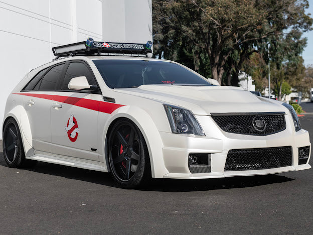 2009-2015 Cadillac CTS-V V2 - Carbon Fiber Fog Light Bezels / Covers