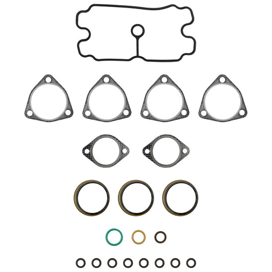 Fel-Pro Ford F-250 Super Duty turbocharger mounting gasket set, includes gaskets for engine turbocharger installation.