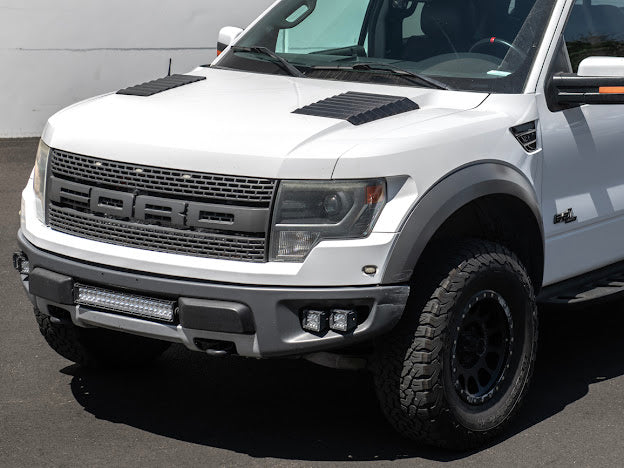 2009-2014 Ford F-150 Raptor SVT |SDP Performance Package Carbon Fiber Hood Vents Replacement