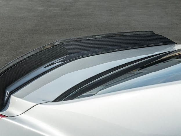 2016-2019 Cadillac ATS-V Sedan  | Wickerbill Trunk Spoiler Wing Carbon Fiber