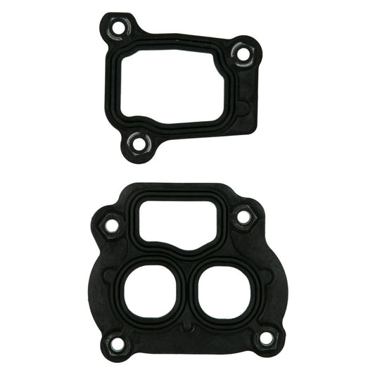 Fel-Pro Ford F-250 Super Duty engine coolant crossover pipe mounting gasket kit with gaskets and mounting hardware.