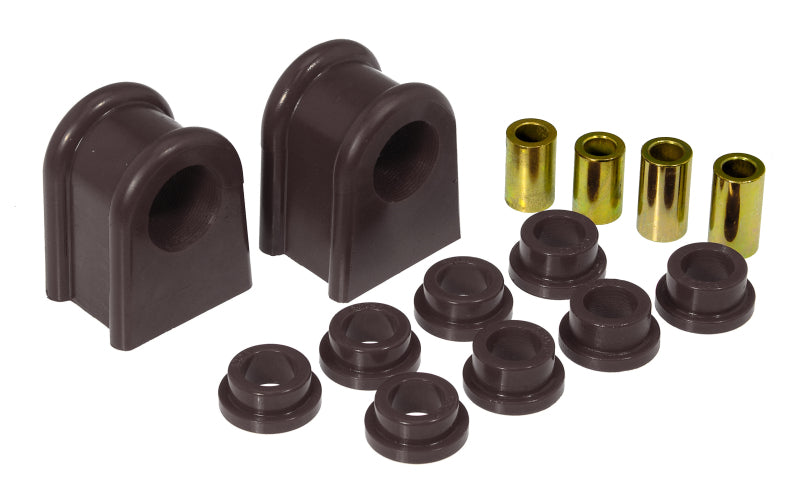 Prothane black front sway bar bushings for Jeep Grand Cherokee, 1 1/4 inch diameter, shown in image.
