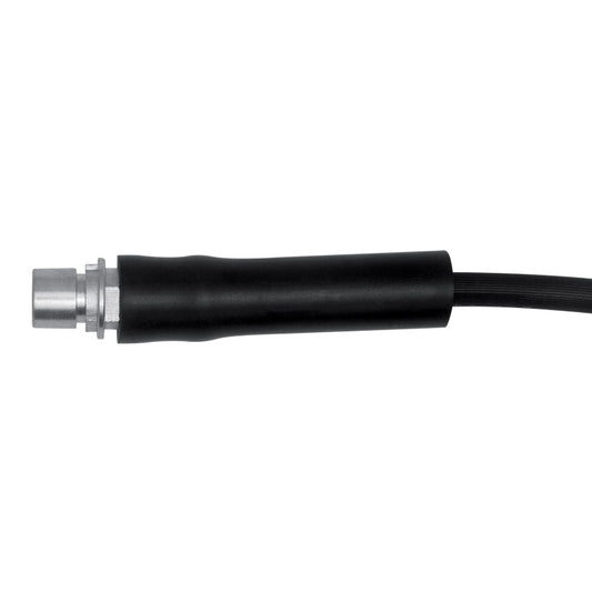 DFC front-left brake hose for Cadillac CTS 2003-2006, part of DFC brake line kits, showing the flexible rubber brake line.