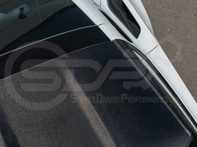 2014-2019 C7 Chevrolet Corvette | Dry Carbon Fiber Tape On Roof Side Molding Trim Cover