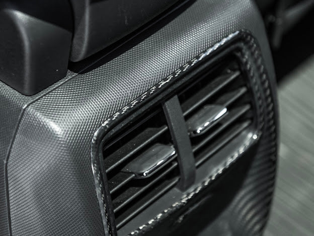 2021-Up Ford Mustang Mach-E |INTERIOR Carbon Fiber Rear AC Outlet Panel Cover