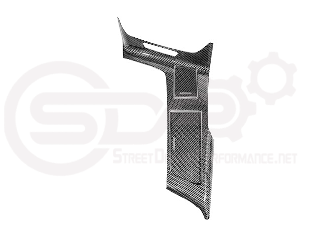2014-2019 Corvette C7 | Carbon Fiber Center Console Bezel Cup Holder Trim Panel (Fits all Models)
