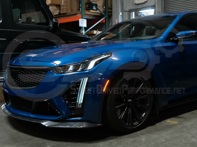 2020-Up Cadillac CT5 | Front Bumper Amber LED Reflector Light Side Marker Pair (Clear, Amber or Smoke Lens)