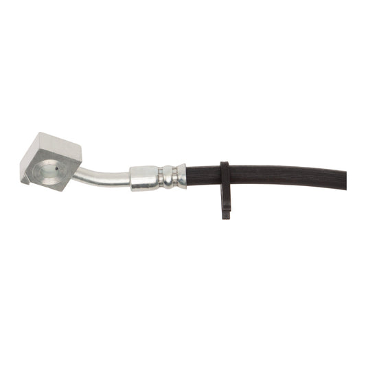 DFC 13-23 Ram 1500 Classic rear brake hose from brake line kit, showing flexible rubber brake line with metal fittings.
