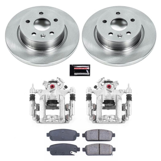 PowerStop rear brake kit with calipers for Buick Encore 2013-2018, OE-style Autospecialty brake replacement.