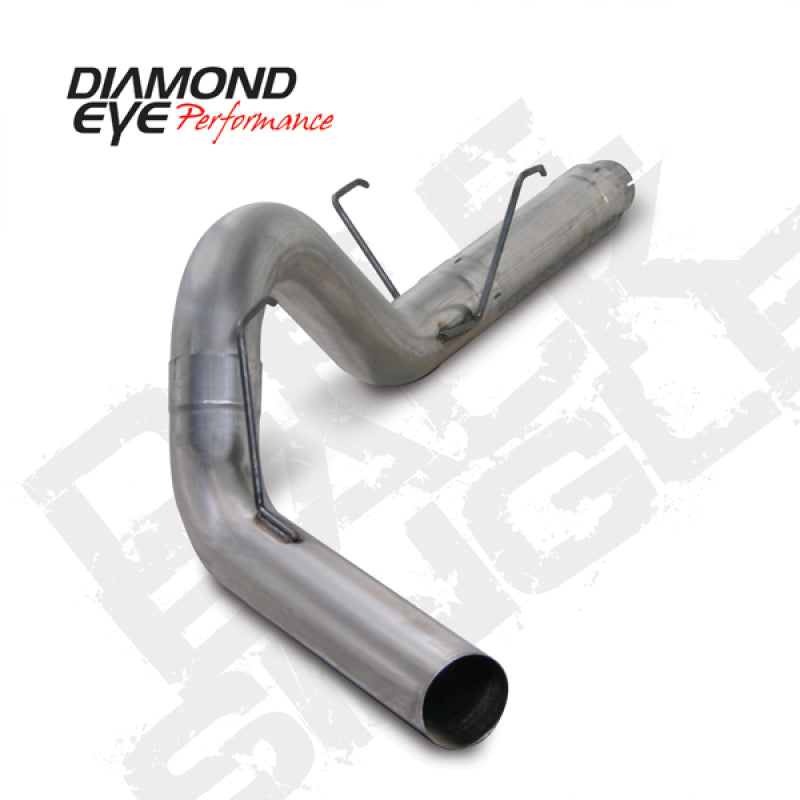 Diamond Eye Performance DPF Back exhaust pipe for 2007.5-2011 Cummins 6.7L trucks, stainless steel, 44in length with 13.5in diameter