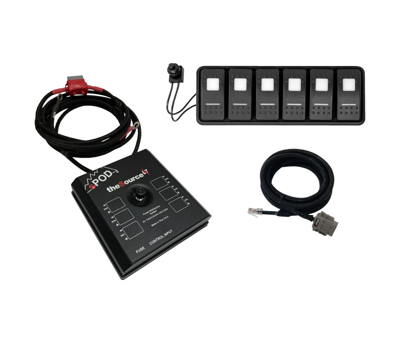 sPOD SourceLT Modular w/Red LED for 84in Battery Cables