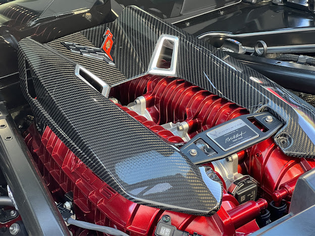 2023+ CORVETTE C8 Z06 CARBON FIBER ENGINE COVER