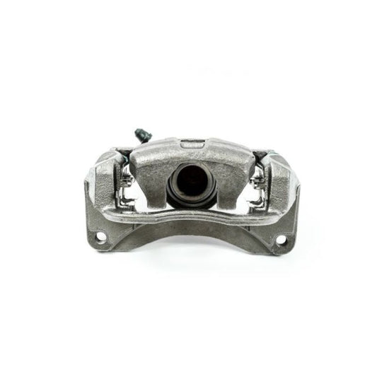 PowerStop rear left OE brake caliper with bracket for Subaru Baja 2003-2006, automotive part with detailed mounting features.
