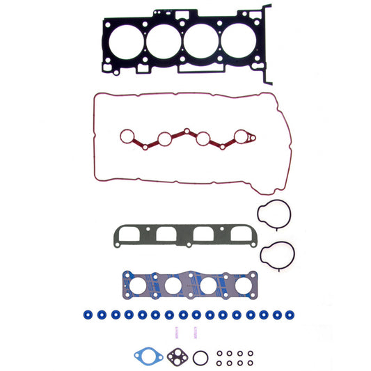 Fel-Pro Hyundai Sonata HS cylinder head gasket set with PermaTorque design, engine repair component, visible gaskets and packaging.