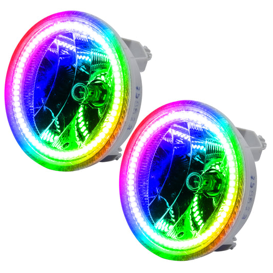 Oracle Chevrolet Avalanche fog lights with ColorSHIFT SMD LEDs, designed for 2007-2013 non-Z71 models, featuring bright illumination.