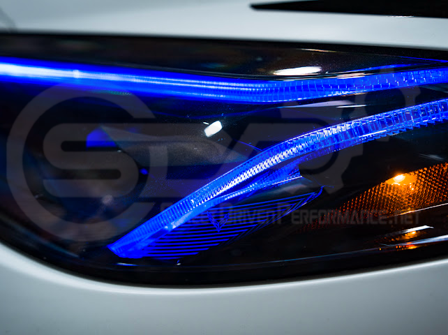 2020-Up Chevrolet Corvette C8 | Custom DRL Conversion Front Headlight Module Set Pair (Amber, Blue, Green, or Red)