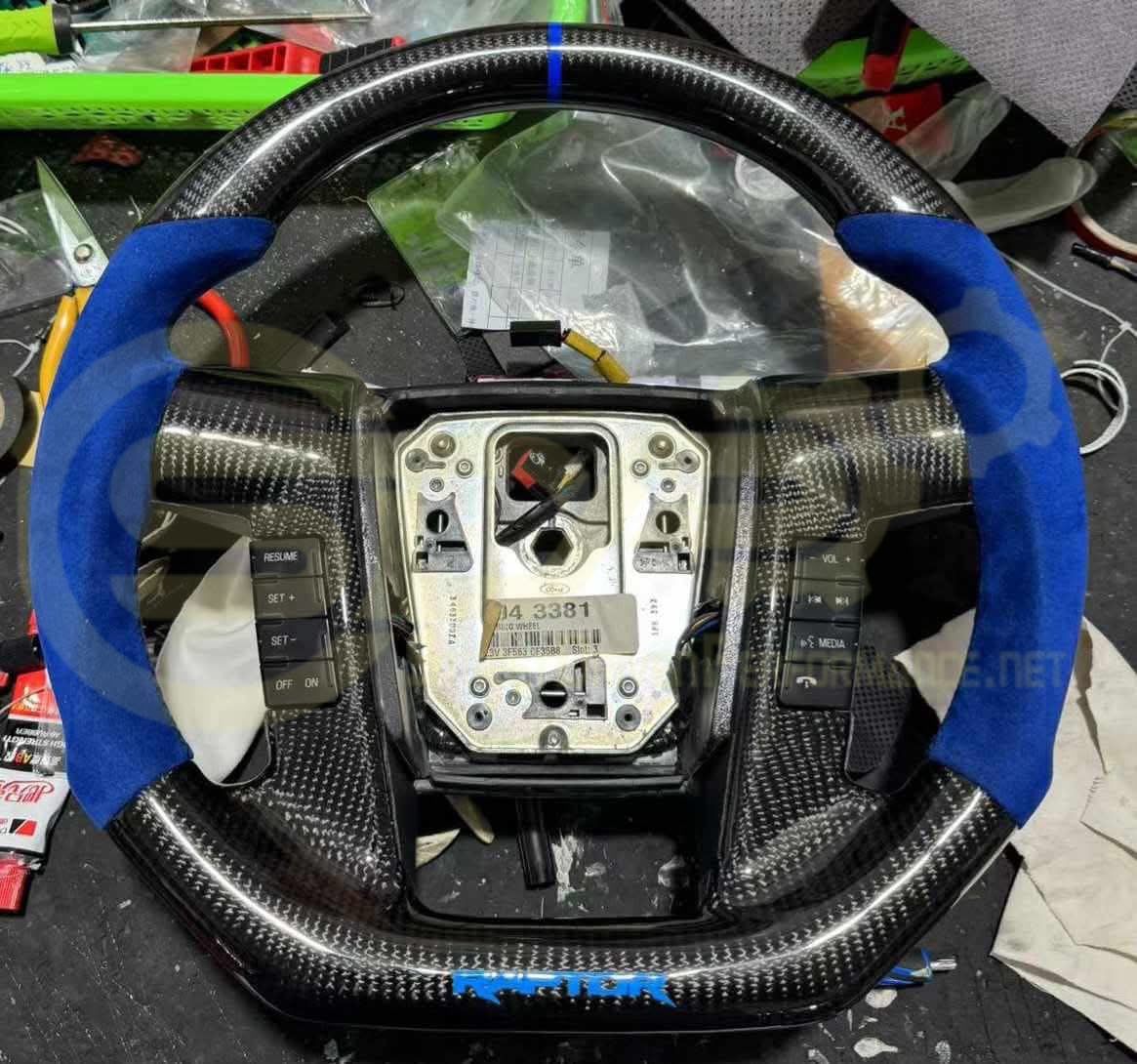 2010 - 2014 Ford F-150 & Gen 1 Raptor - Custom Carbon Fiber Steering Wheel with options