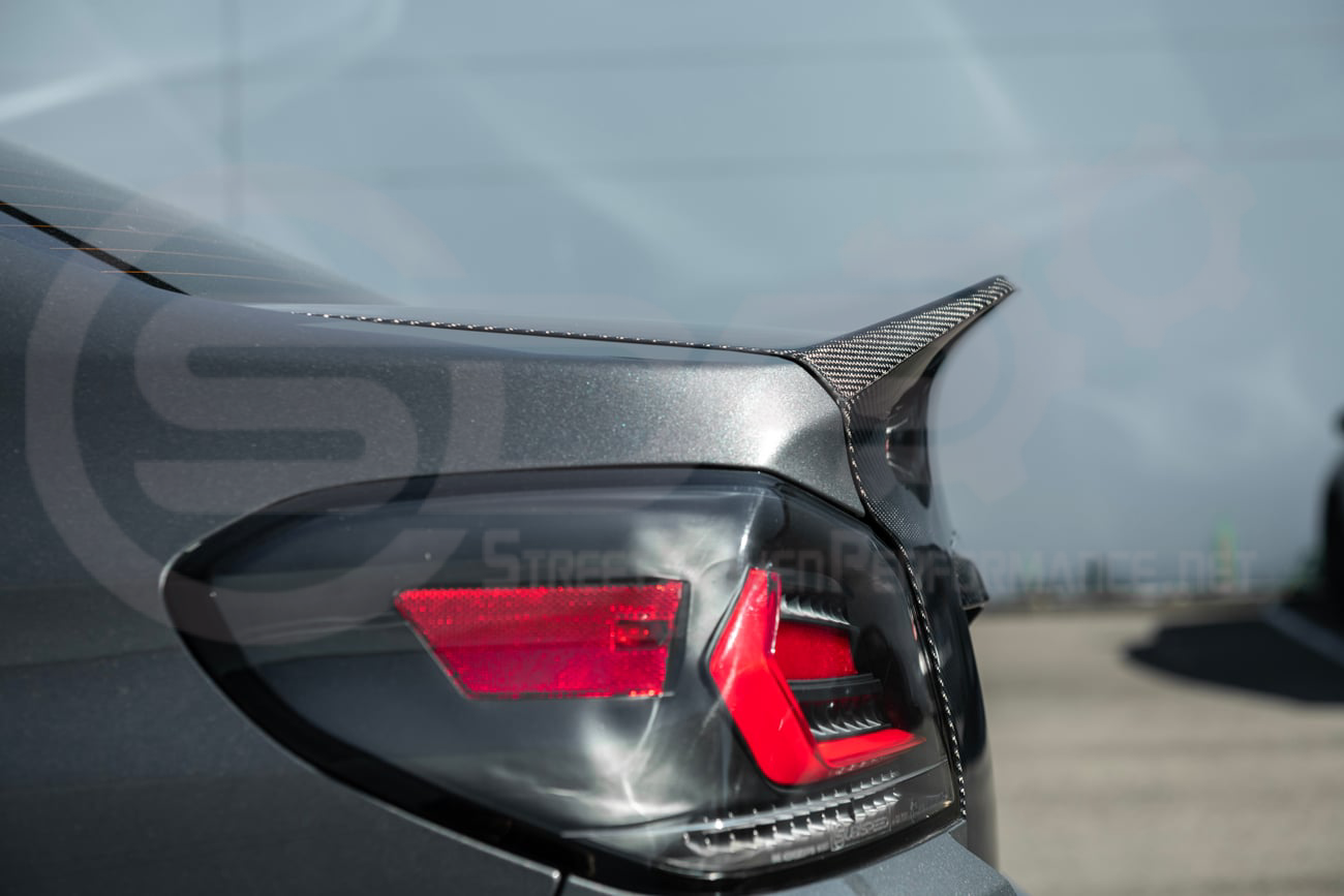 *BLEMISHED / DISCOUNTED* 2015-2021 SUBARU WRX STI |  CARBON FIBER REAR TRUNK LID WITH INTEGRATED SPOILER WING