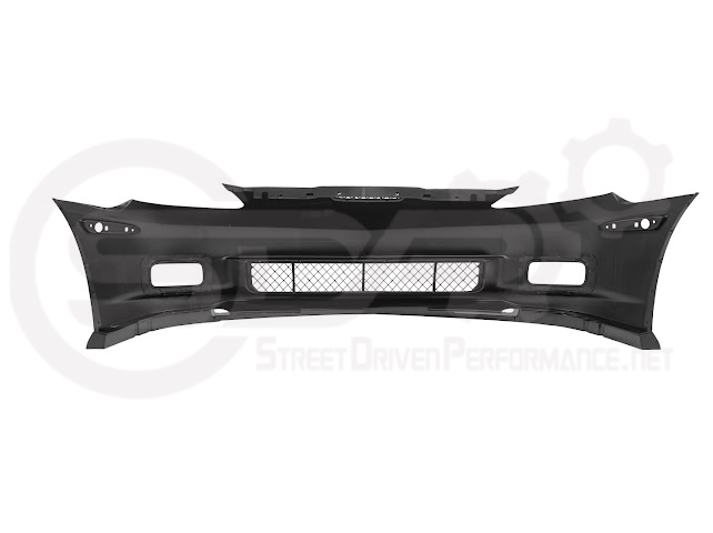 2005-2013 CHEVROLET CORVETTE C6 BASE | C6 ZR1 STYLE PRIMER BLACK FULL FRONT BUMPER CONVERSION KIT (Copy)