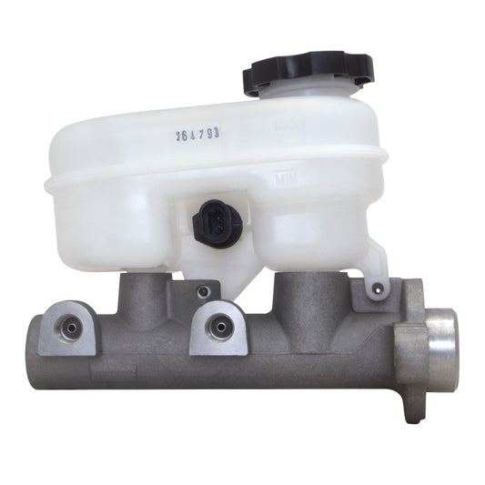 DFC Cadillac XLR brake master cylinder for 2004-2008 models, showing the metal component with mounting holes and brake fluid inlet.