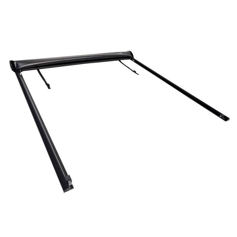 Westin 2024 Toyota Tacoma 6ft bed soft roll-up tonneau cover in black, designed for secure truck bed protection.