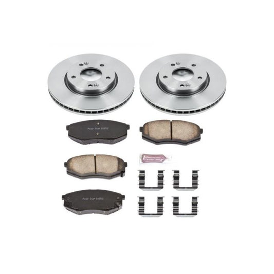PowerStop OE brake kit for Hyundai Tucson 2010-2012, front autospecialty brake components visible in the image.