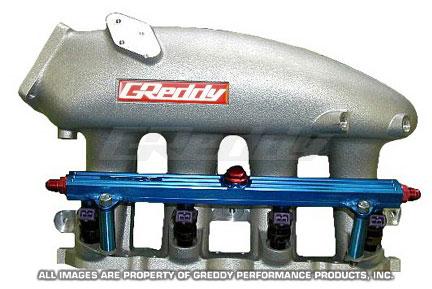 GReddy Nissan SR20DET S14/S15 short runner intake plenum for stock throttle body, aluminum intake manifold with precise engineering