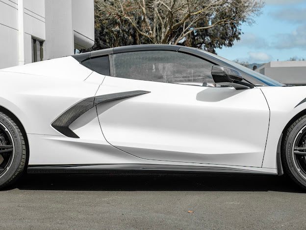 2020+ CHEVROLET CORVETTE C8 | SDP PERFORMANCE STYLE SIDE SKIRTS ROCKER PANELS GROUND EFFECTS