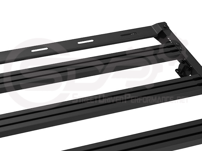 2016-2023 Toyota Tacoma | Extreme Off-Road Version 2 Carbon Steel Black Top Roof Rack Cargo Luggage Carrier