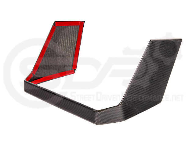 2024-Up Tesla Cybertruck | Interior DRY Carbon Fiber Rear Display Lower Trim Cover