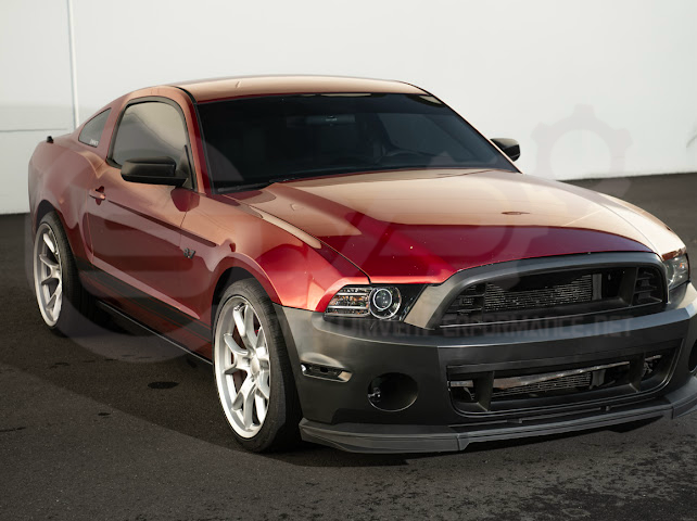 2010-2014 MUSTANG S197 | GT500 STYLE FRONT BUMPER COVER UPPER LOWER GRILLE LIP SPLITTER