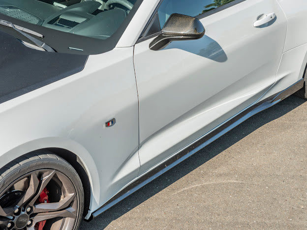 2016+ 6TH GEN CAMARO 1LE FACELIFT SIDE SKIRTS ROCKER PANELS GROUND EFFECTS