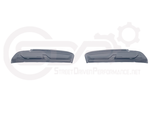 2016-2018 CHEVROLET CAMARO | SMOKE TINTED REAR TAIL LIGHT TRIM BEZEL COVER PAIR