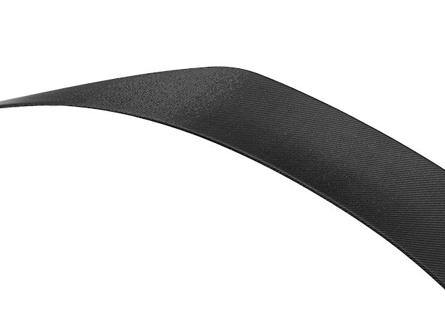 Carbon fiber rear spoiler wing for 2022-up Toyota GR86 and Subaru BRZ, JDM style, by Street Driven Performance.