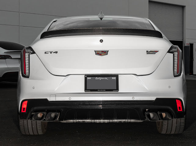 2020-2025 CADILLAC CT4, CT4 V, AND CT4-V BLACKWING | BLACKWING PACKAGE CARBON FIBER REAR WING SPOILER